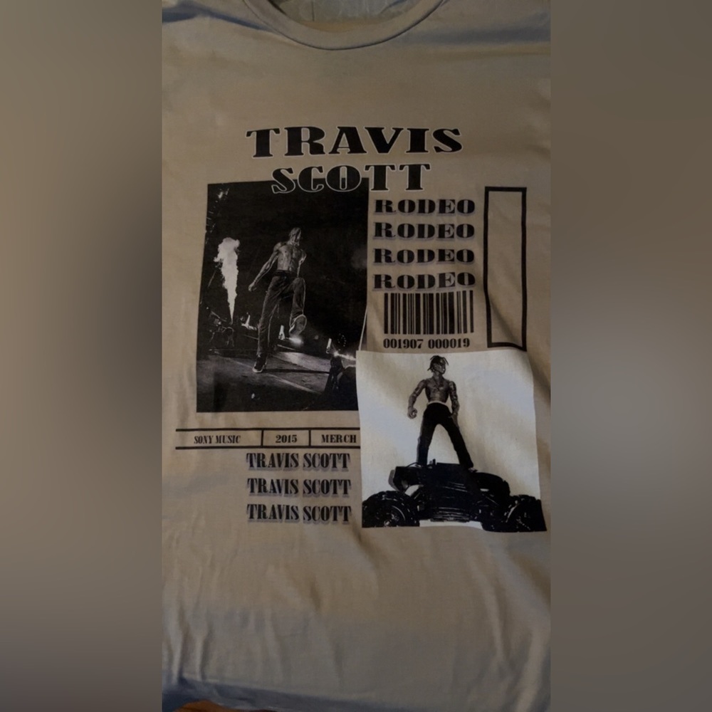 Custom Travis Scott Tshirt RODEO